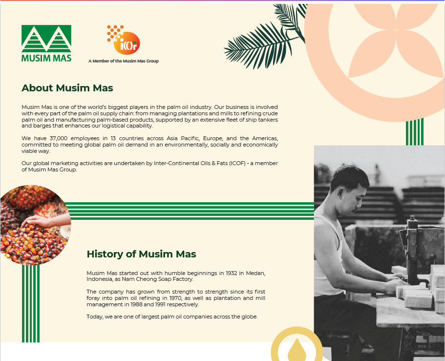 Sustainability Fact Sheet (About Us)