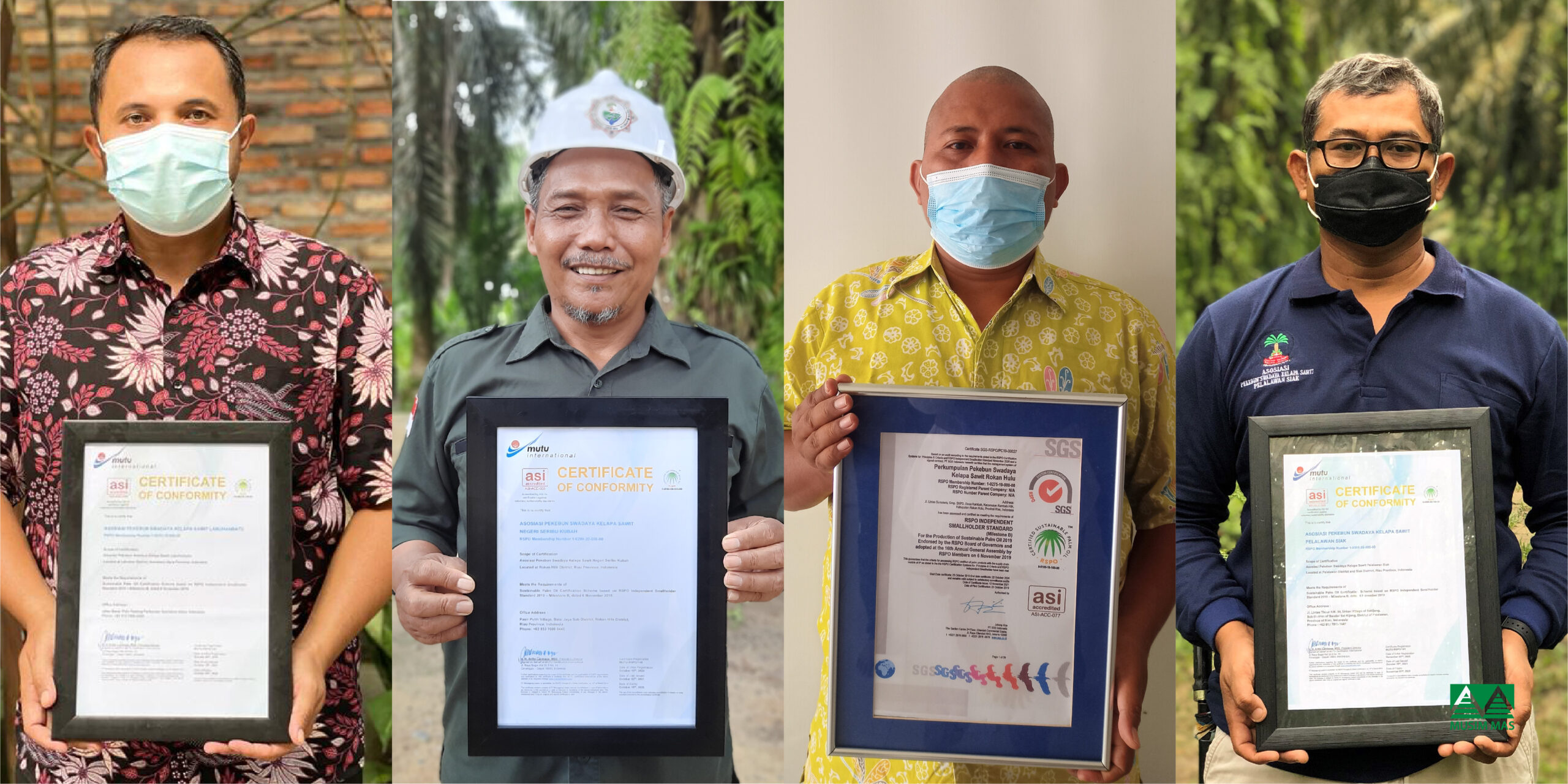 Largest Number of Independent Smallholders Certified by RSPO in Indonesia Musim Mas