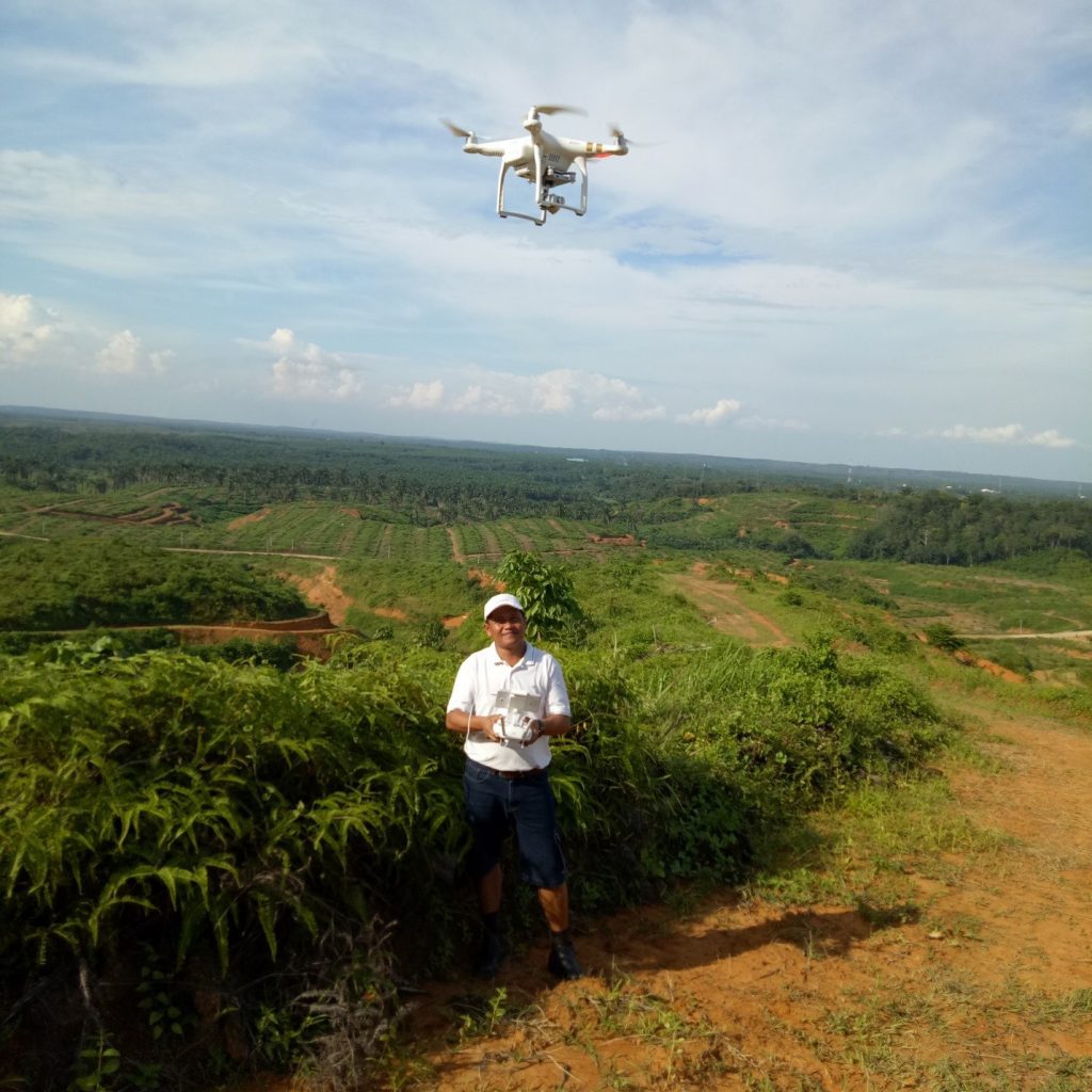Musim Mas ground verification using drone