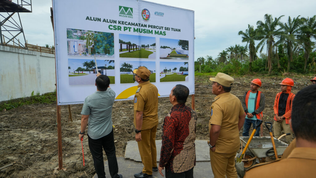Musim Mas Dukung Pemerintah Kabupaten Deli Serdang Hadirkan Ruang Publik Bersama melalui Pembangunan Alun-Alun